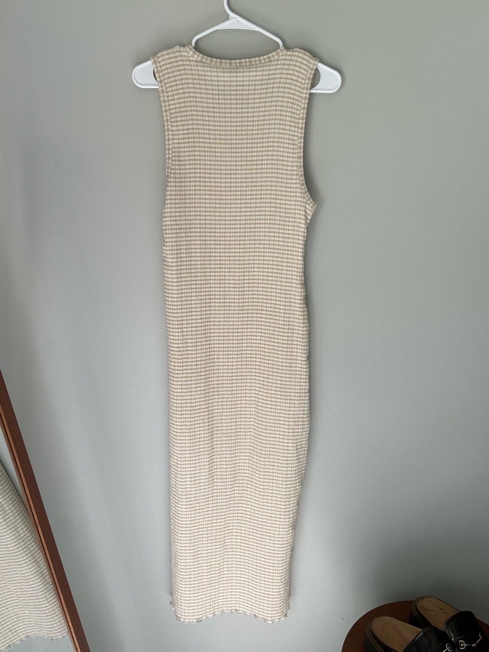 Aritzia Wilfred Verona Dress in Cream & White - Size L - Picture 4 of 7